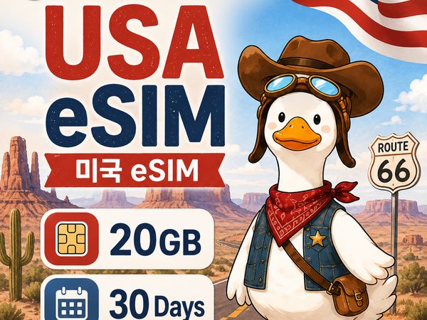 미국 여행 eSIM · 1GB